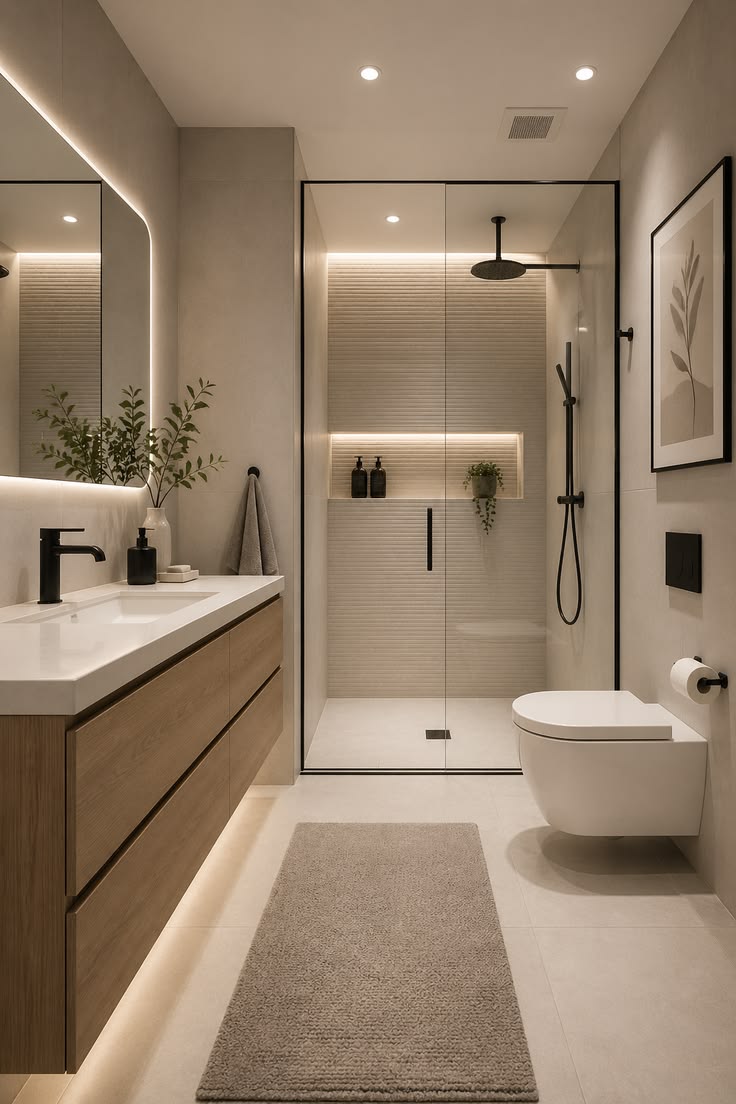 Premium bathroom refurbishment by Grover Plumbing and Gas